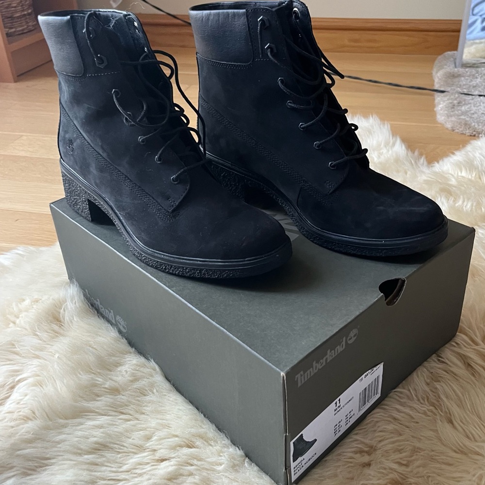 Timberland Women's Brinda Black Heeled Booties